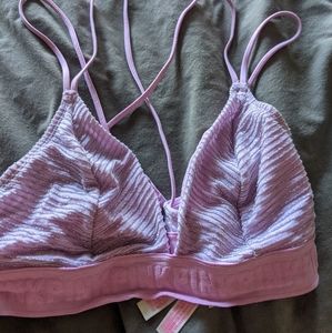 VS Pink Glitter Bralette